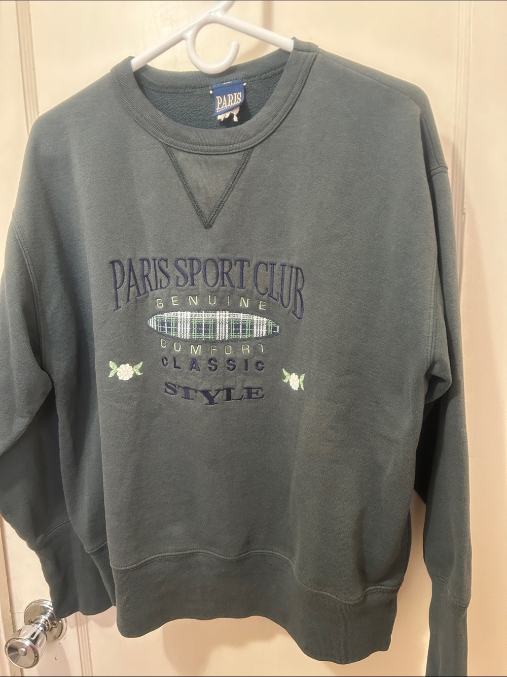 Vintage Paris sports club sweatshirt